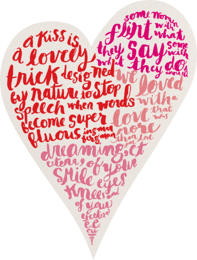 Script Hearts - KSNY by kate spade new york