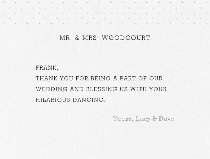 Grand Jatte (Thank You) - Stationery by Crane & Co.