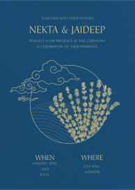 Chaman Symbol - Indian Wedding Invitation by Chand Sitara