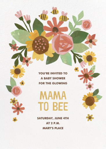 Busy Mama - Baby Shower Invitation by Paperless Post