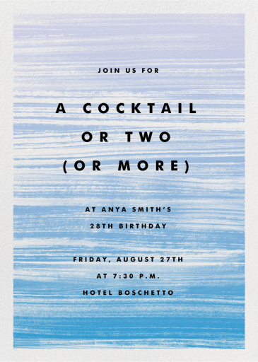 Gradient Messy Strokes - BBQ Invitation by Paperless Post