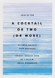 Gradient Messy Strokes by Paperless Post