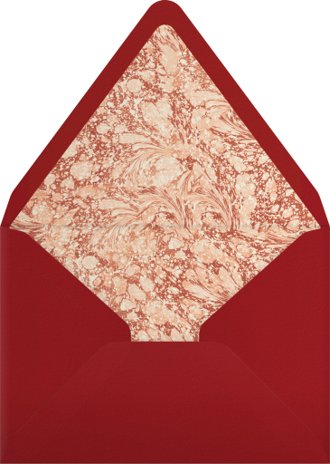 Photo Strip Holiday Greeting Card Envelope