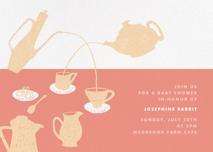 Pour Me A Cup - Baby Shower Invitation by Paperless Post