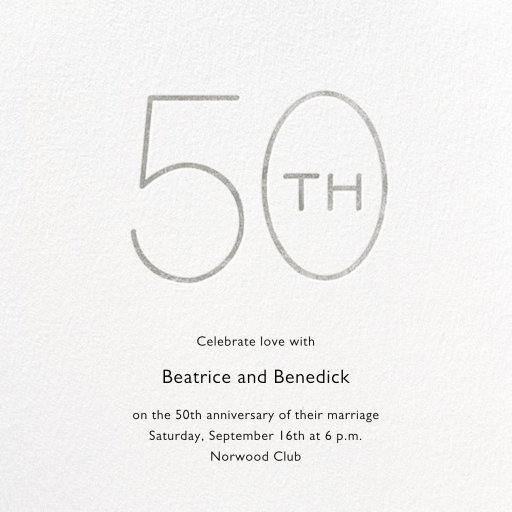 Decade - Anniversary Invitation by Paperless Post