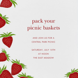 Strawberries (Square) by Paperless Post