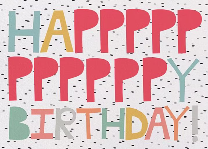 Put the P in Party - Birthday Card by Ashley G