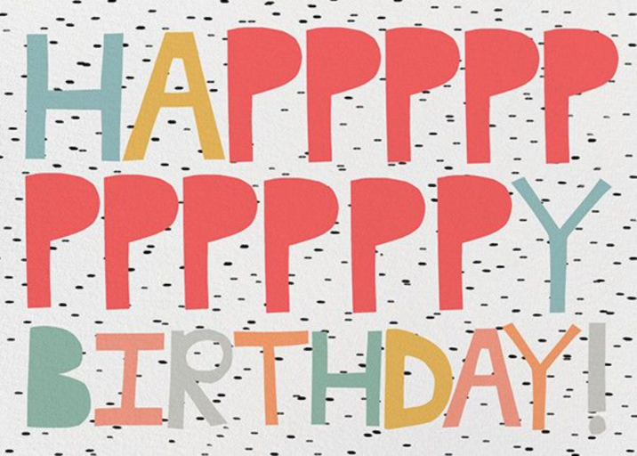 Put the P in Party - Birthday Card by Ashley G