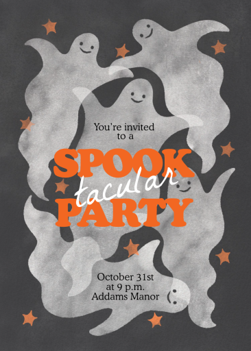 Spooky Spirits - Invitation by Paperless Post