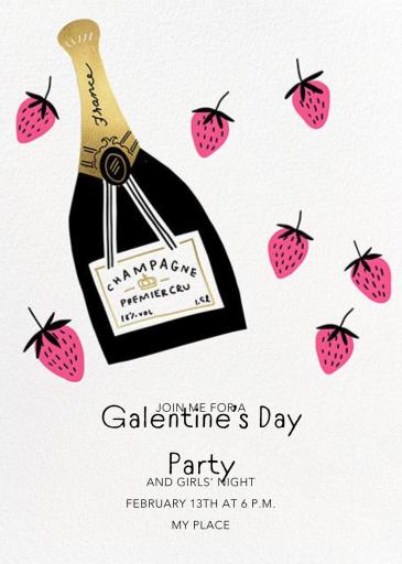 Pink Berries - Valentine's Day Invitation by Hello!Lucky