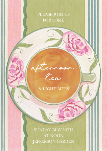 Afternoon Tea - Tea Party Invitation by Paperless Post