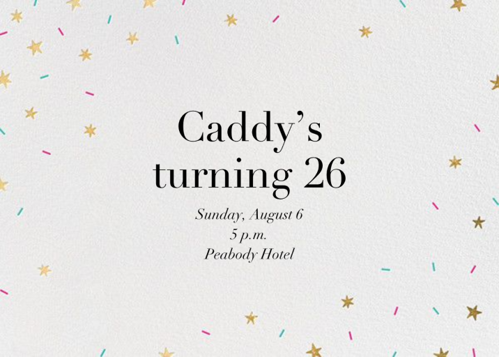 Starfetti by Paperless Post