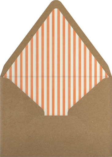 Gingham Floral Baby Shower Invitation Envelope