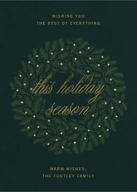 Let It Glow - Christmas Card by Paperless Post