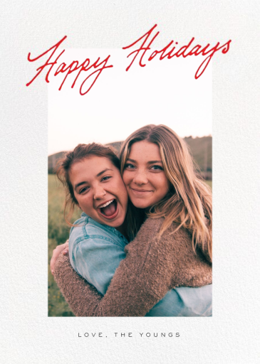 Inscribed - Holiday Card by Paperless Post