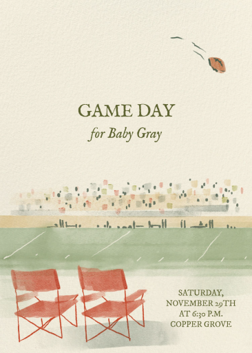 Football Friendsgiving Invitation