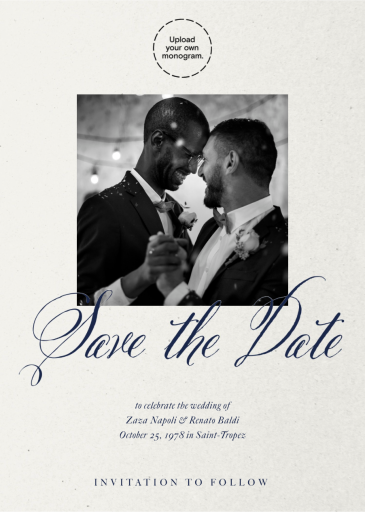 Effortlessly - Save the Date by Paperless Post