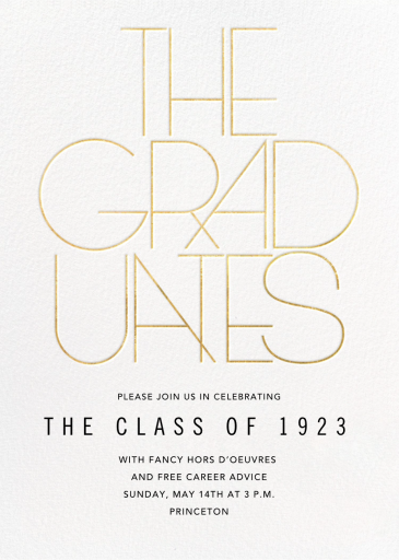 Deco Degree - Party Invitation by Paperless Post