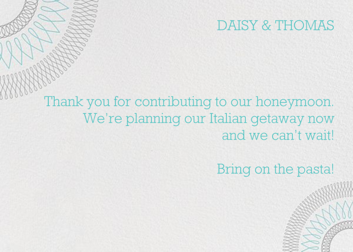 Spirals Horizontal by Paperless Post