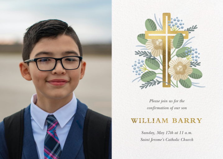 Palm Sunday Photo - Confirmation Invitation by Paperless Post
