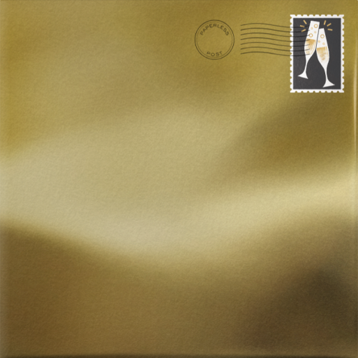 Happy Anniversary Script - Bernard Maisner Envelope