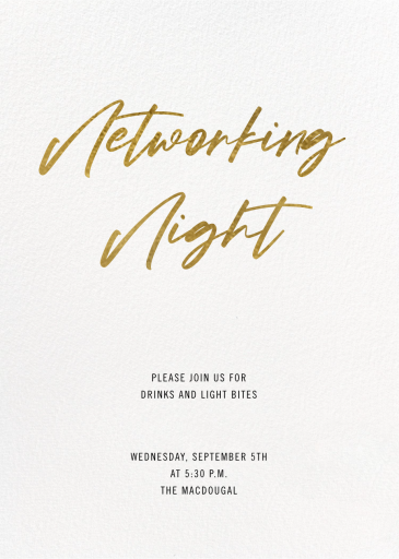 Handwritten Scrawl - Business Event Invitation by Paperless Post