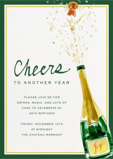 Bubbly and Bright (Meagan Morrison) - Invitation by Dogwood Hill