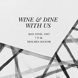 Channels (Square) - Dinner Party Invitation by Kelly Wearstler