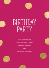 Big Dot Birthday (Tall) by Sugar Paper