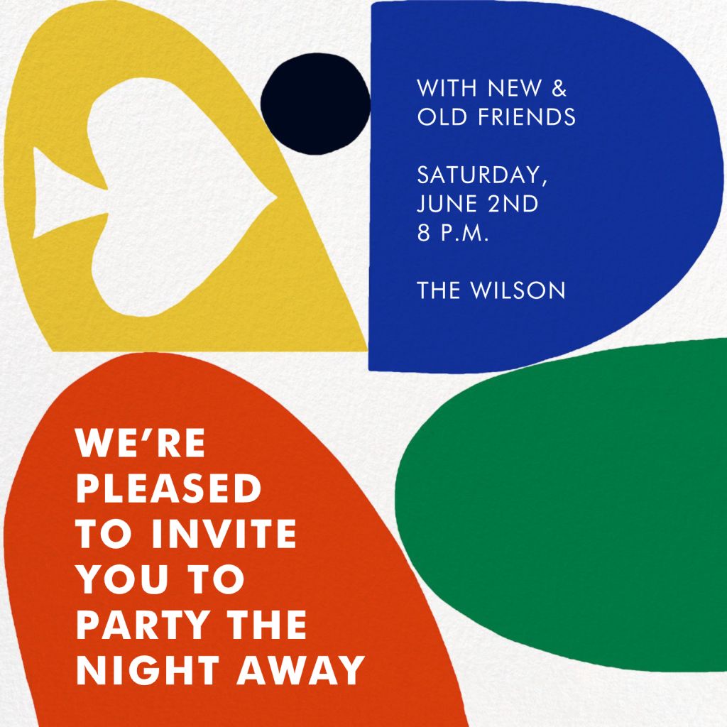 Prime Time - Invitation | Send online instantly | RSVP tracking