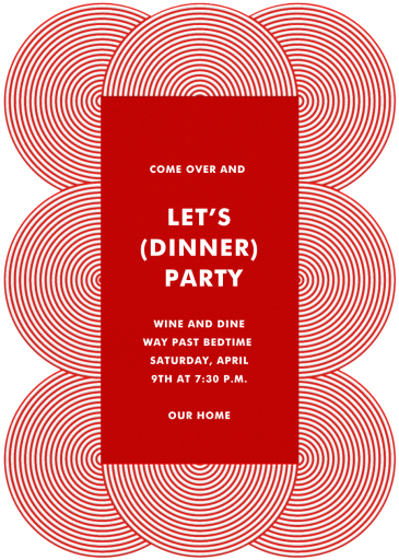Fillmore - Dinner Party Invitation by Jonathan Adler