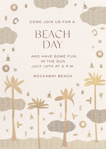 Waterfront Oasis - Summer Party Invitation by Jungalow