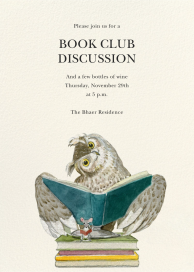 Night Owl - Get-Together Invitation by Felix Doolittle