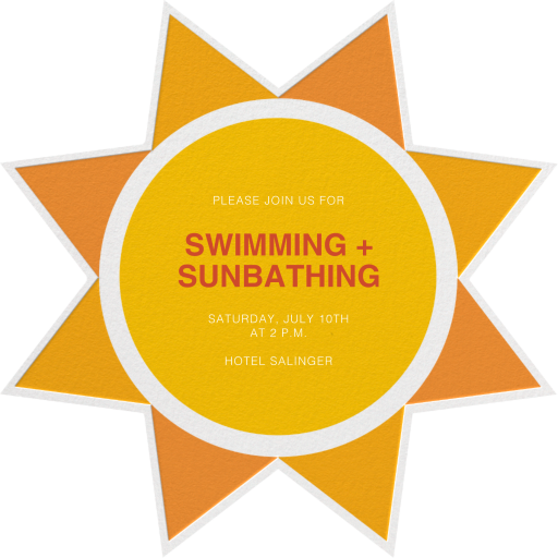 Sunshine - Moving Announcement by Jonathan Adler