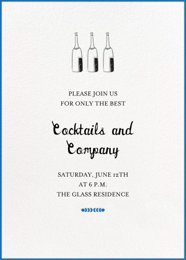 Bubbly for All - Summer Party Invitation by Mr. Boddington's Studio