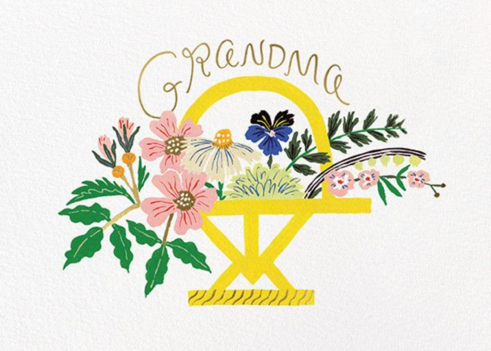 Basket of Blooms (Emily Isabella) - Mother's Day Card by Red Cap Cards