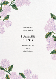 Hydrangea Frame - Summer Party Invitation by Rifle Paper Co.