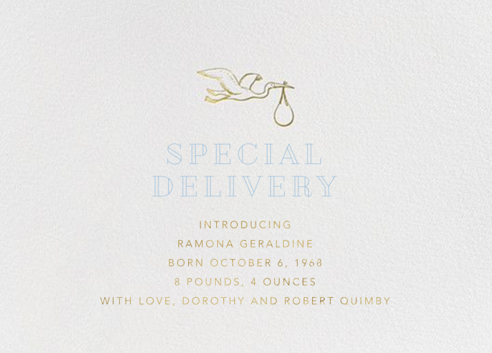 Special Delivery Crane by Paperless Post