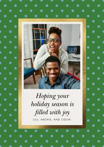 Perfect Spots Photo - Holiday Card by kate spade new york