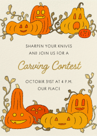 Pumpkin Carving by Min Heo