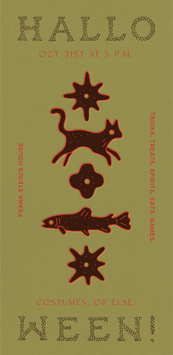 Familiar Spirits - Party Invitation by Rubinski Works