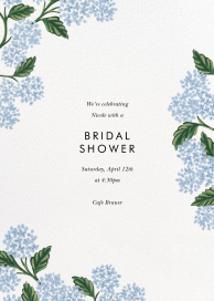 Hydrangea Frame - Bridal Shower Invitation by Rifle Paper Co.