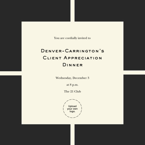 Deco - Business Dinner Invitation by Paperless Post
