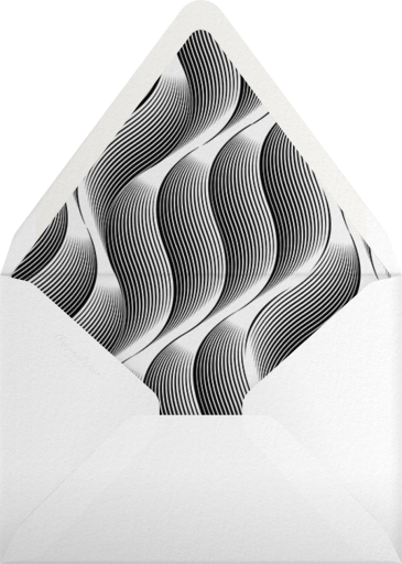 Vertical Waves - Paperless Post Envelope