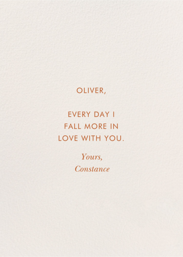 So Glad I Found You - Love and Romance Card by Rifle Paper Co. - Back
