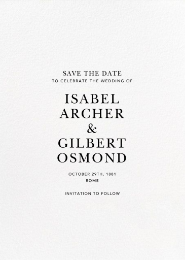 Konfetti Photo - Save the Date by Kelly Wearstler - Back
