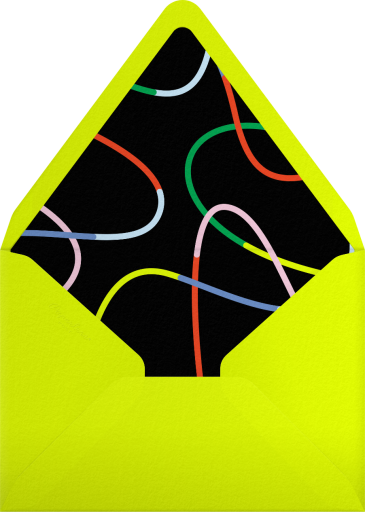 Glow Party - Paperless Post Envelope