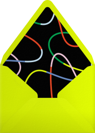 Glow Party - Paperless Post Envelope