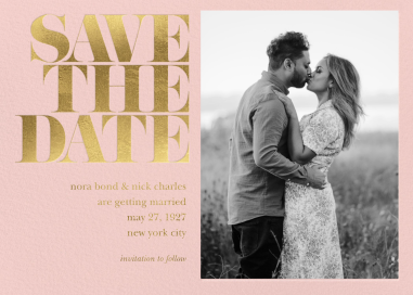 Vintage Book Save the Date (Photo) by kate spade new york