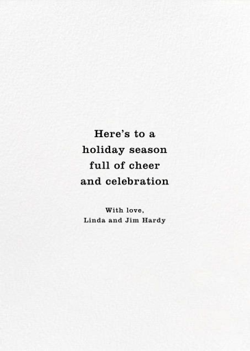 Winter Animals (Christian Robinson) by Red Cap Cards - Back